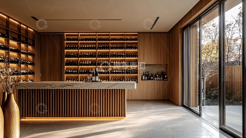 高清大图下载【趣麦麦图】现代简约酒窖设计