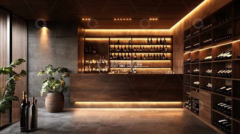 高清大图下载【趣麦麦图】高级家庭酒吧