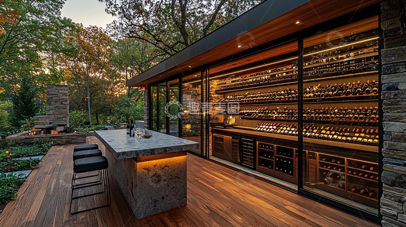 高清大图下载【趣麦麦图】室外酒窖景观设计