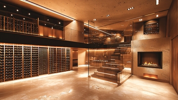 豪华现代酒窖室内设计