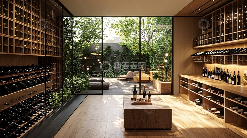 高清大图下载【趣麦麦图】酒窖绿植庭院