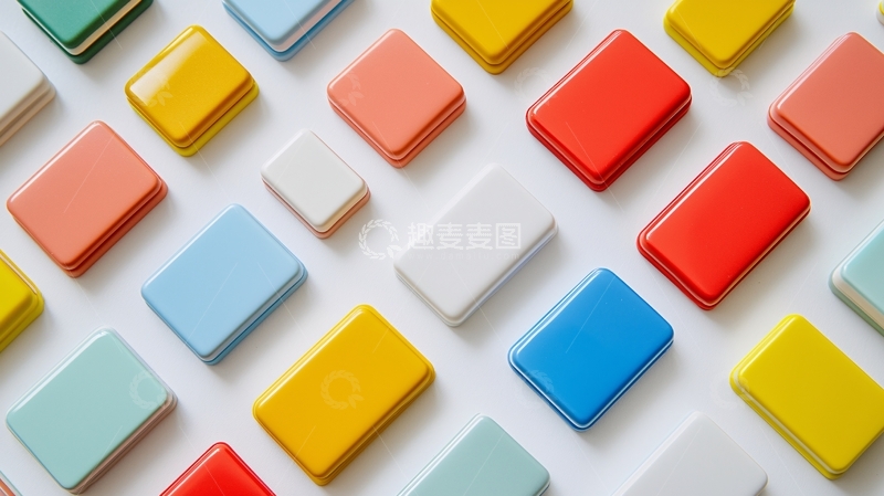 高清大图下载【趣麦麦图】彩色方块
