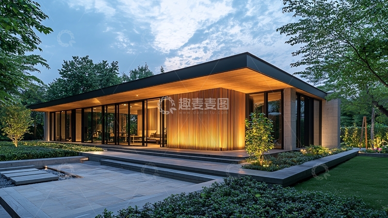 高清大图下载【趣麦麦图】现代简约住宅外观2