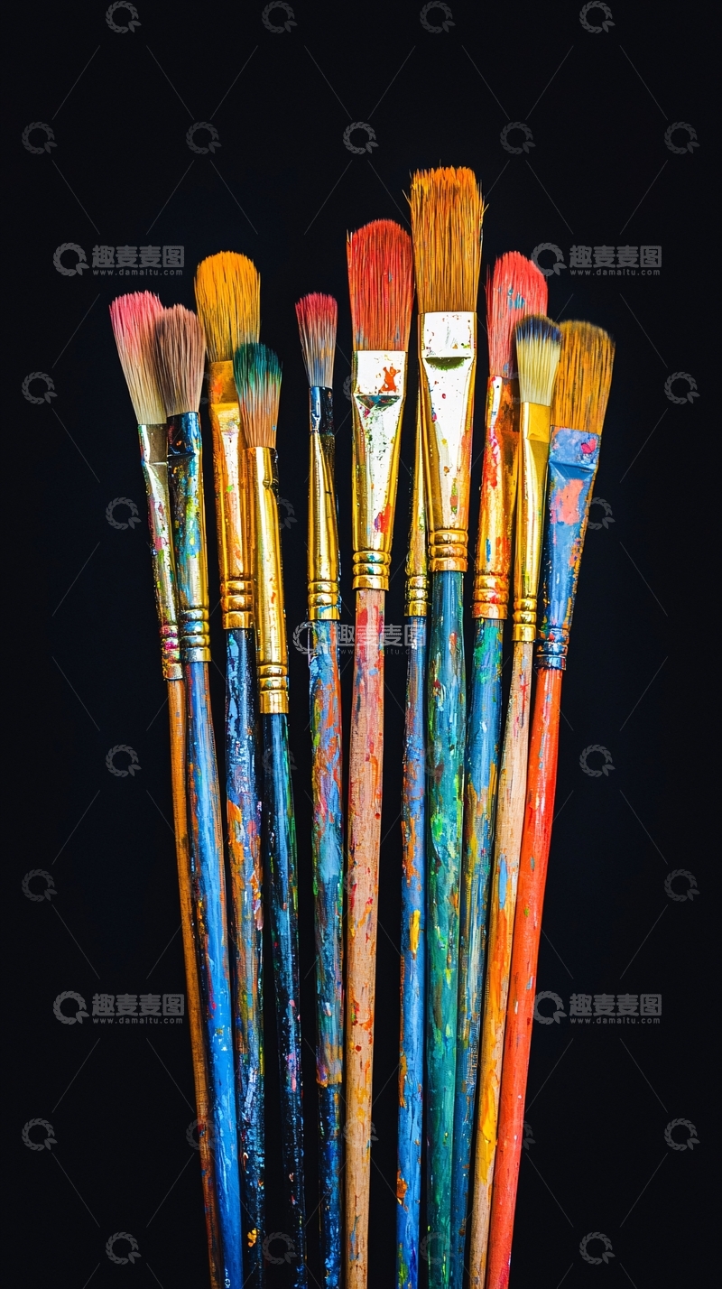 高清大图下载【趣麦麦图】彩色画笔