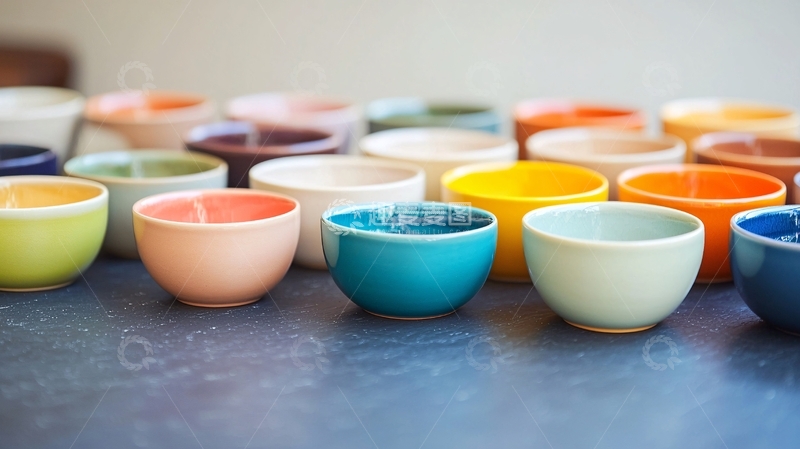 高清大图下载【趣麦麦图】彩色小碗