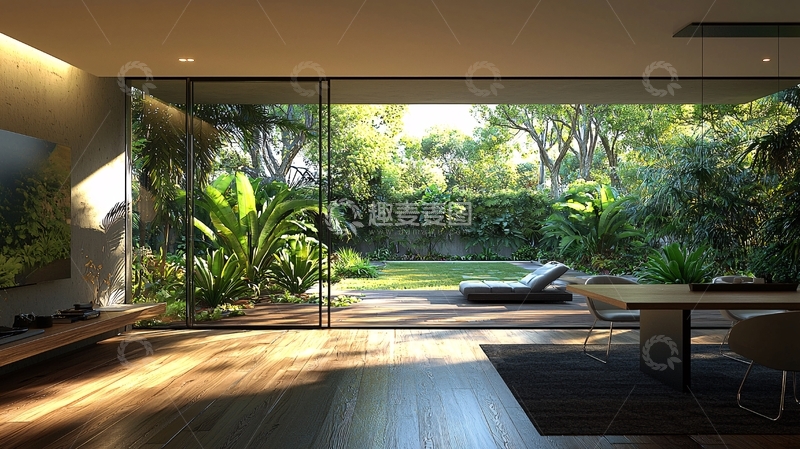 高清大图下载【趣麦麦图】明亮通透的室内空间