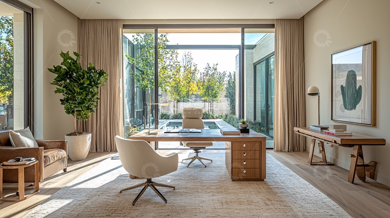 高清大图下载【趣麦麦图】现代简约风格的办公室