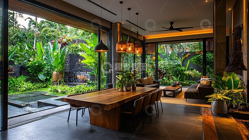 高清大图下载【趣麦麦图】开放式餐厅