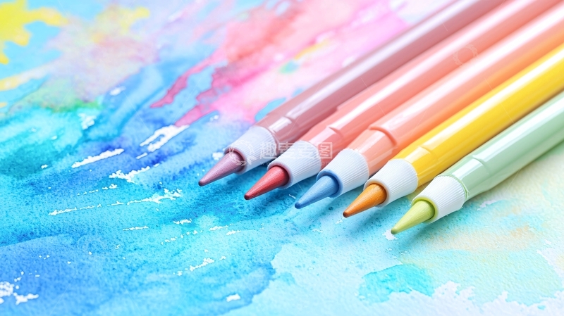 高清大图下载【趣麦麦图】彩色铅笔