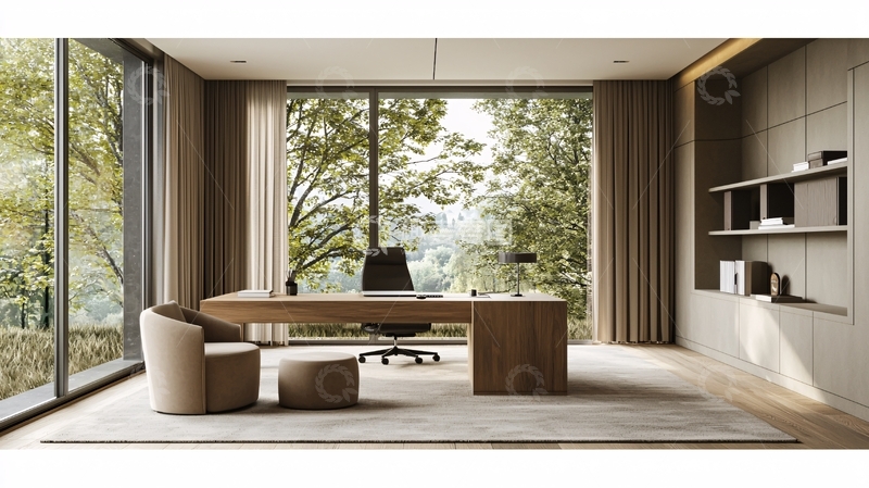 高清大图下载【趣麦麦图】明亮现代办公空间