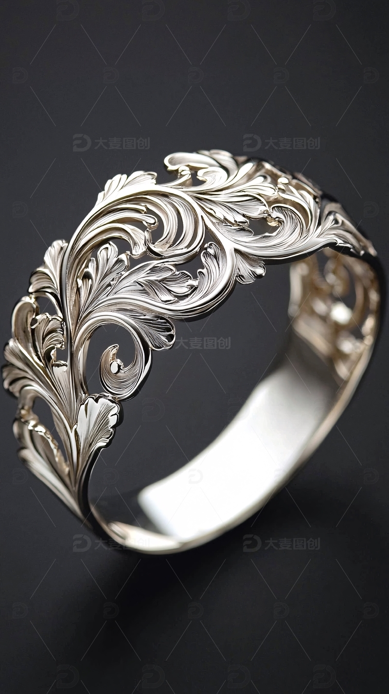 高清大图下载【趣麦麦图】复古镂空花纹戒指
