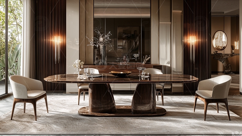 高清大图下载【趣麦麦图】现代轻奢餐厅