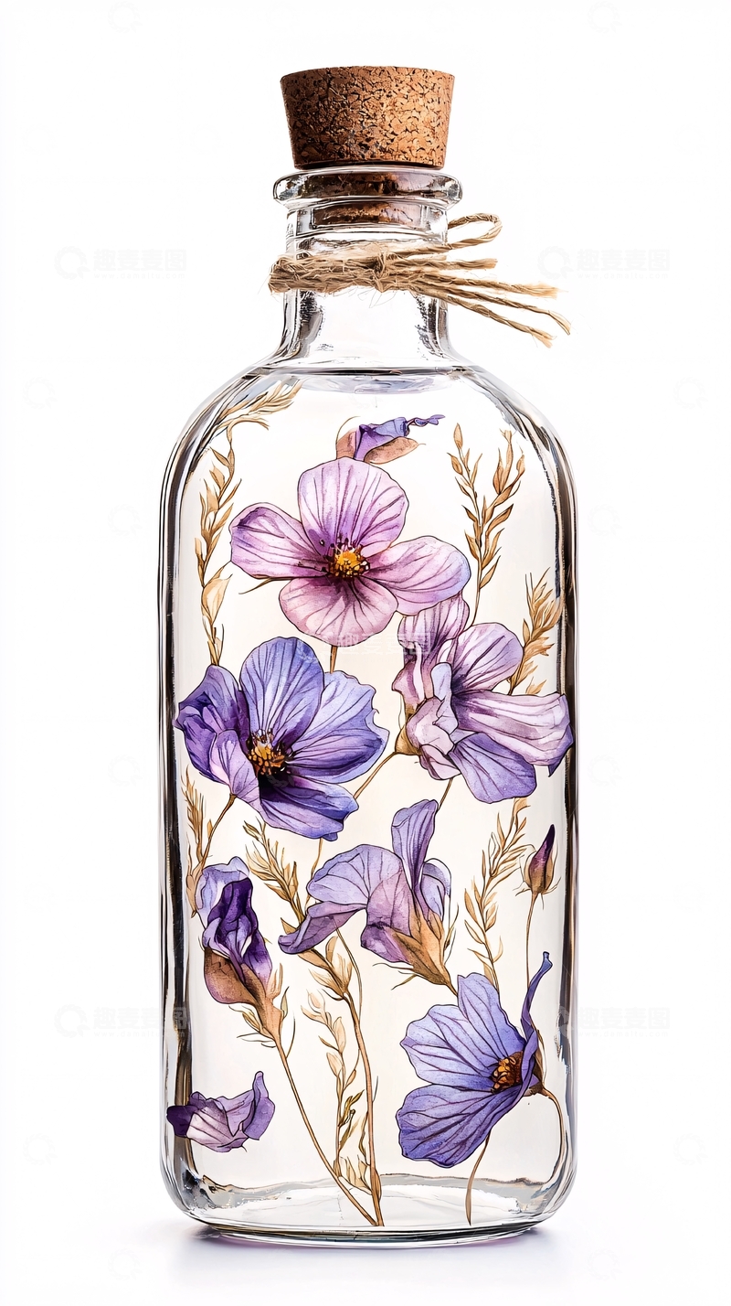 高清大图下载【趣麦麦图】玻璃瓶