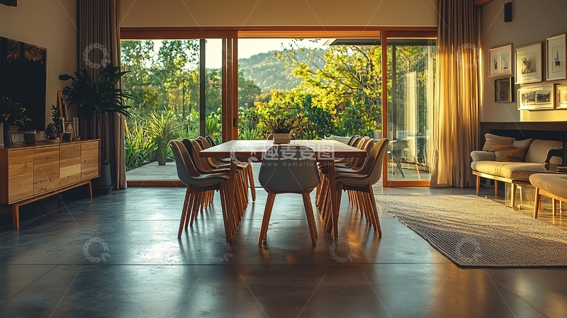 高清大图下载【趣麦麦图】现代简约风格餐厅