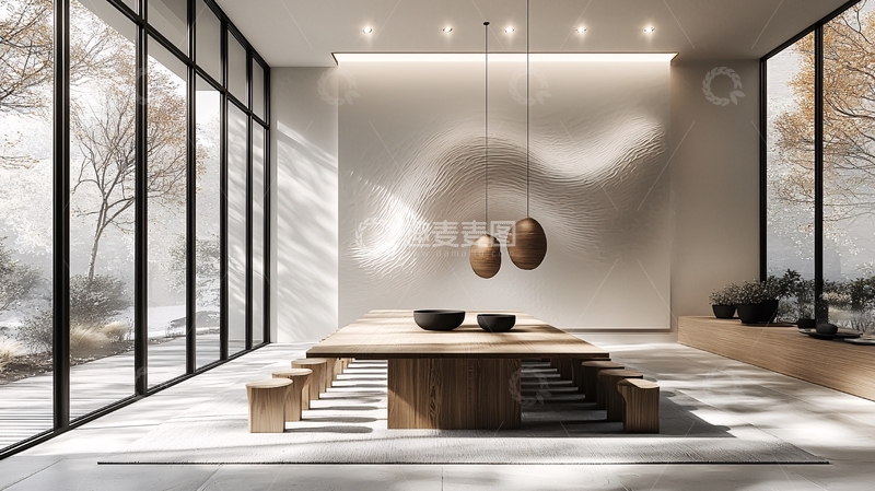 高清大图下载【趣麦麦图】极简主义餐厅