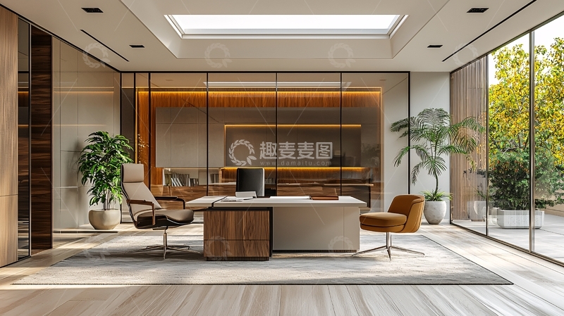 高清大图下载【趣麦麦图】现代简约风格办公室