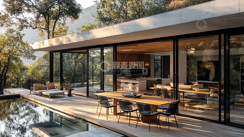 高清大图下载【趣麦麦图】现代别墅外观