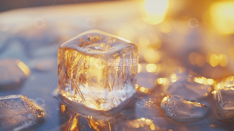 高清大图下载【趣麦麦图】冰块特写