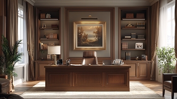 豪华办公室场景