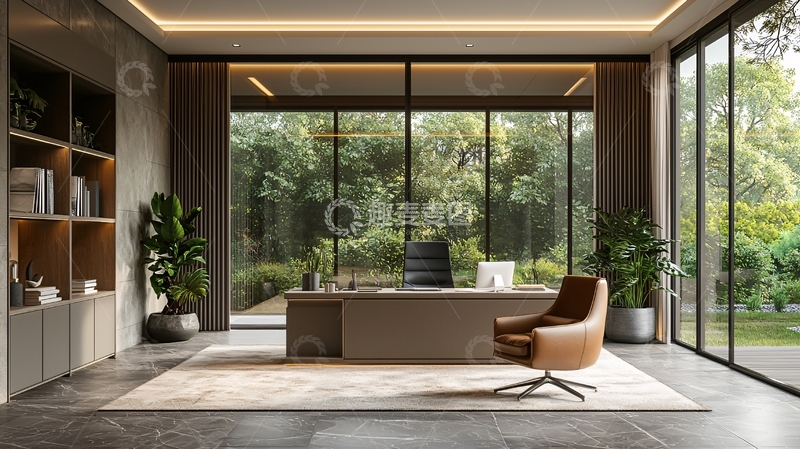 高清大图下载【趣麦麦图】现代简约办公室