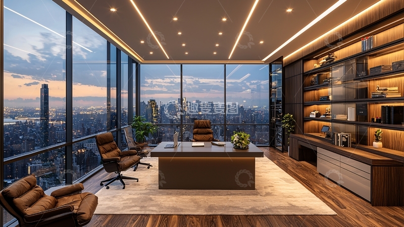 高清大图下载【趣麦麦图】高端大气现代化办公室