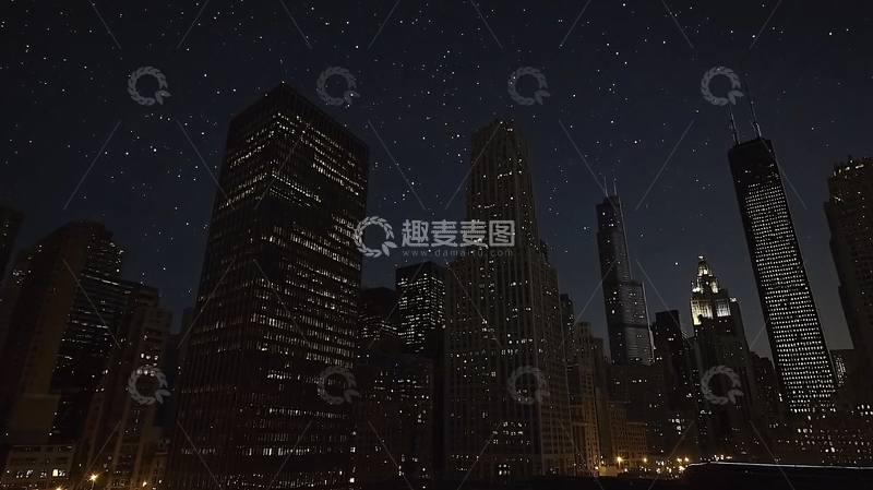 高清大图下载【趣麦麦图】纽约夜景