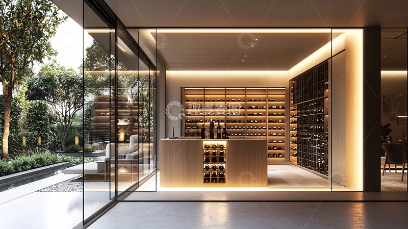 高清大图下载【趣麦麦图】现代简约酒窖设计