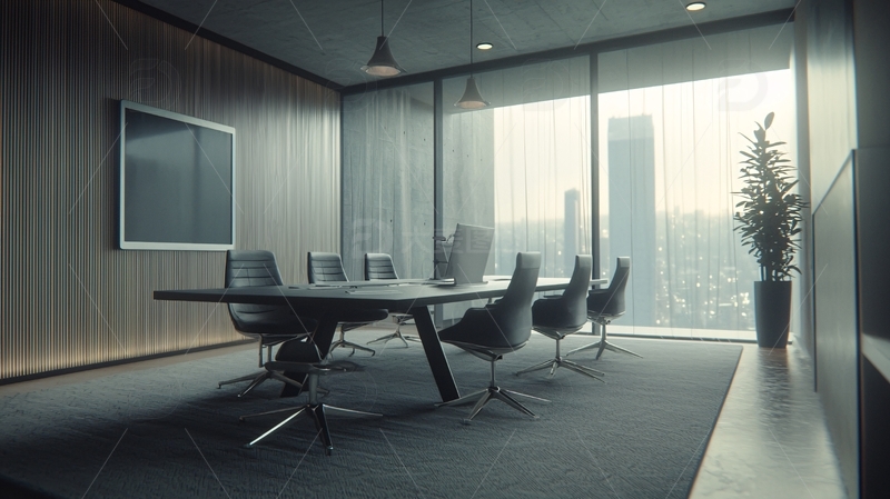 现代简约会议室