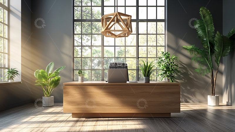 高清大图下载【趣麦麦图】现代办公室阳光充足