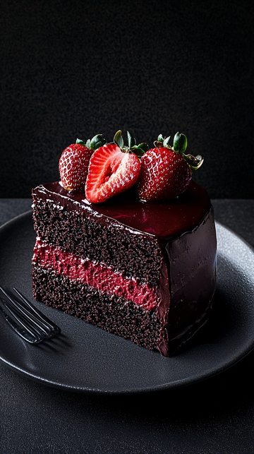 巧克力草莓蛋糕