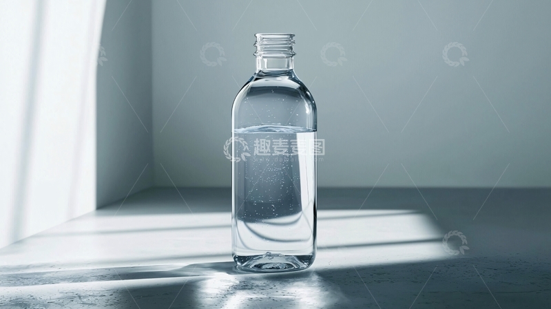 高清大图下载【趣麦麦图】透明瓶子里的水