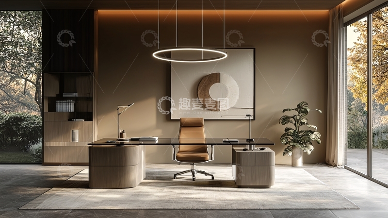 高清大图下载【趣麦麦图】现代简约高级办公室