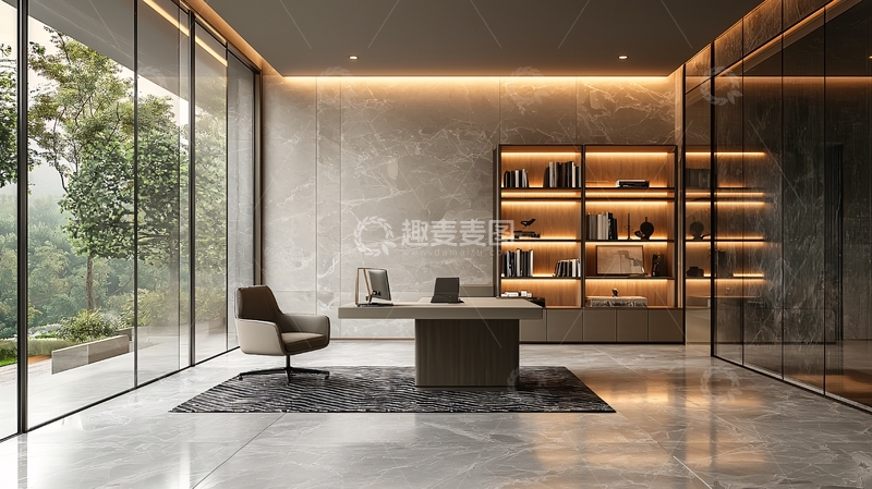 高清大图下载【趣麦麦图】现代极简风格办公室