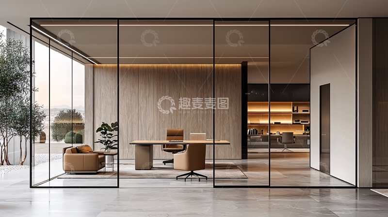 高清大图下载【趣麦麦图】现代简约办公室