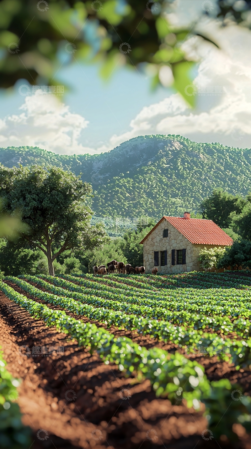 高清大图下载【趣麦麦图】田园风光152