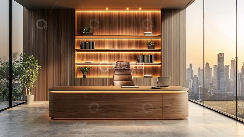 高清大图下载【趣麦麦图】现代简约办公室