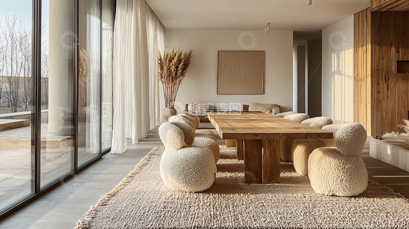 高清大图下载【趣麦麦图】现代简约风格餐厅