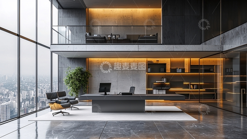 高清大图下载【趣麦麦图】现代办公室室内设计