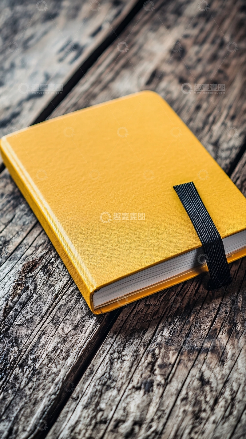 高清大图下载【趣麦麦图】黄色笔记本
