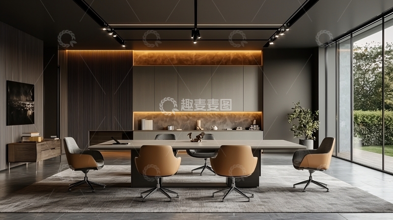 高清大图下载【趣麦麦图】现代办公室室内设计