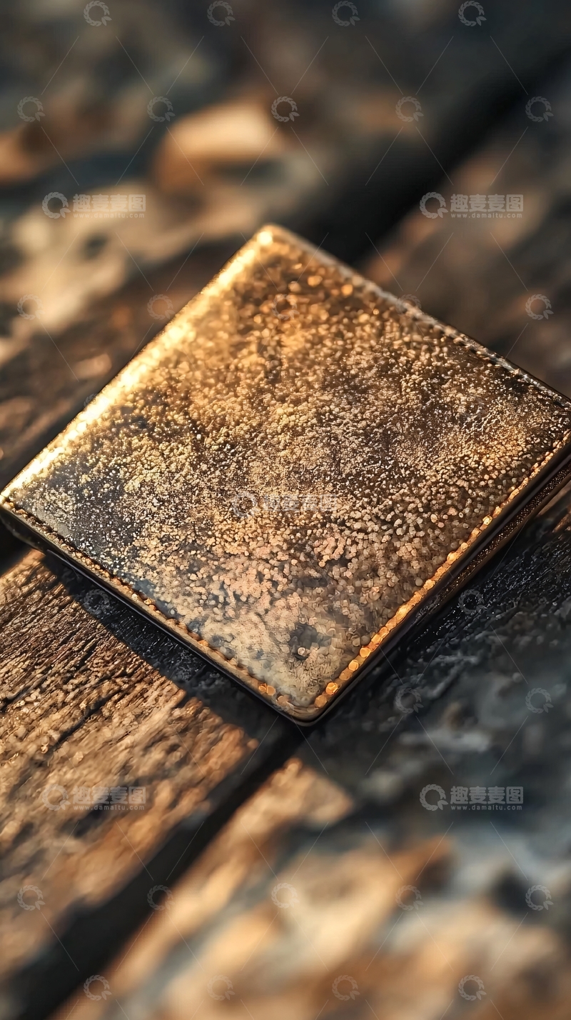 高清大图下载【趣麦麦图】复古做旧皮革钱包