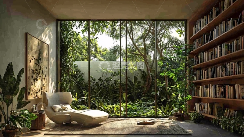高清大图下载【趣麦麦图】室内花园
