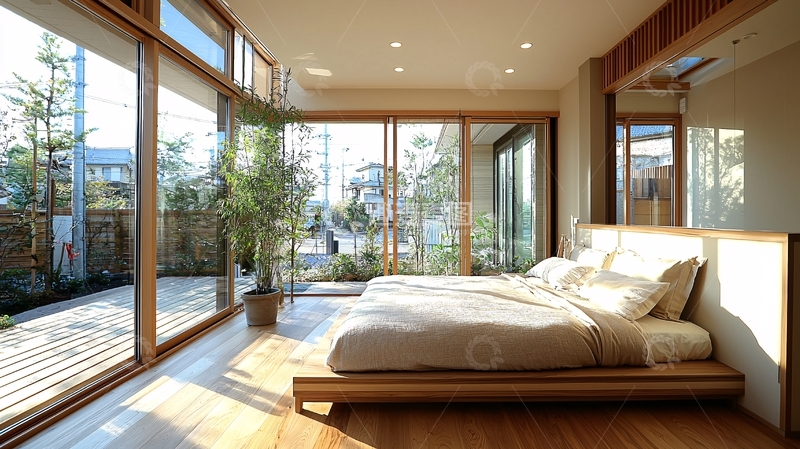 高清大图下载【趣麦麦图】日式卧室设计