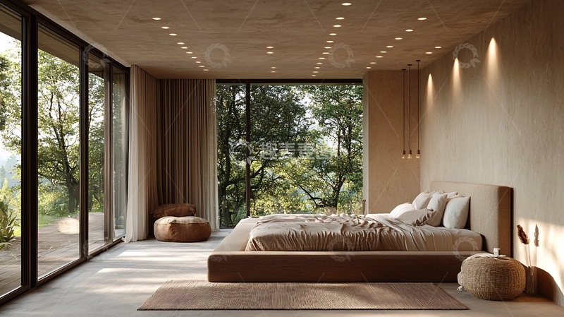 高清大图下载【趣麦麦图】简约卧室