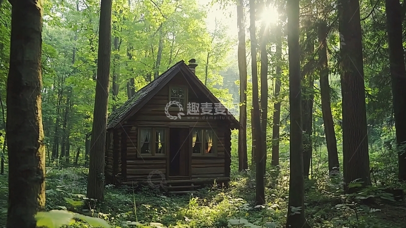 高清大图下载【趣麦麦图】森林木屋7