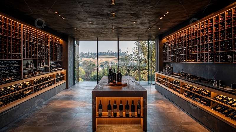 高清大图下载【趣麦麦图】现代化酒窖