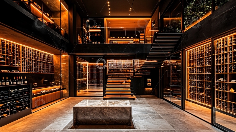 高清大图下载【趣麦麦图】高端酒窖设计