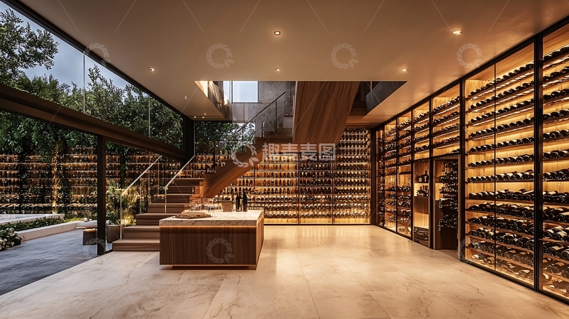 高清大图下载【趣麦麦图】室内酒窖