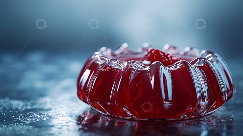 高清大图下载【趣麦麦图】红宝石色果冻特写