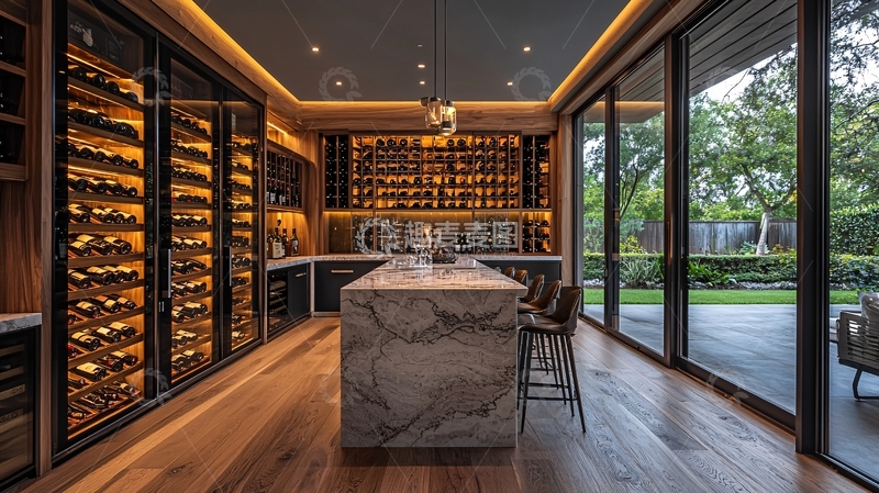 高清大图下载【趣麦麦图】豪华现代酒窖